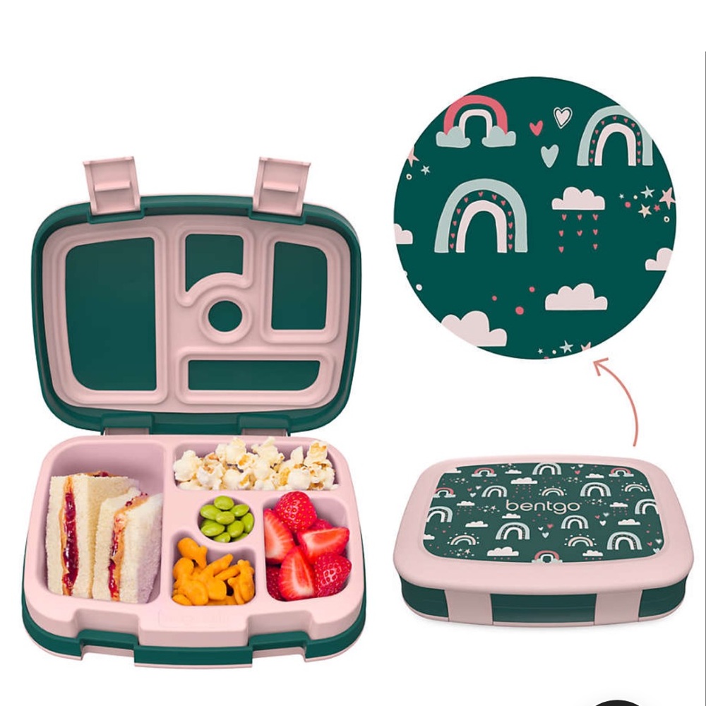 Bento Lunch Box Green Rainbow Kids
$29.99
Color Green Rainbow Kids /NEW /no box